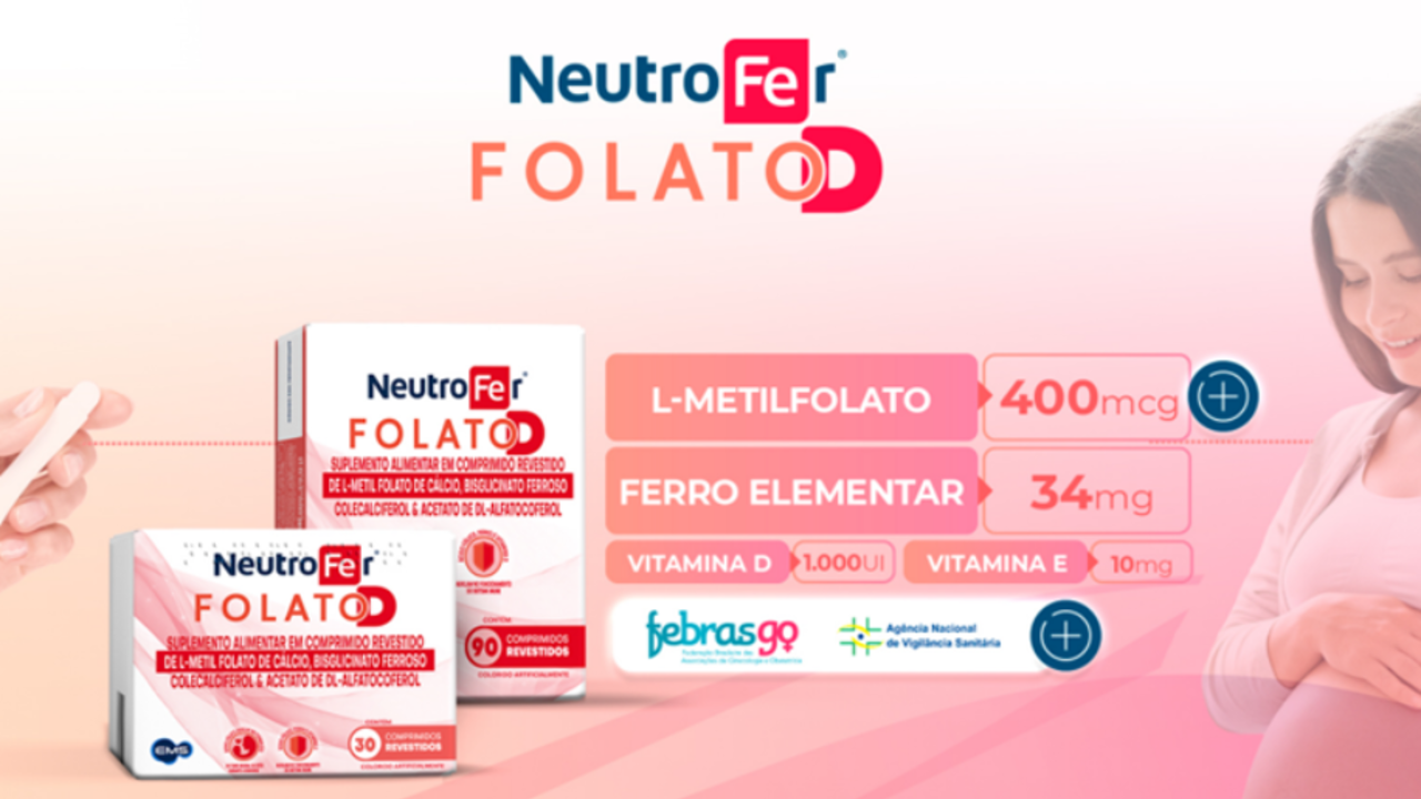 Conheça os detalhes de Neutrofer Folato D